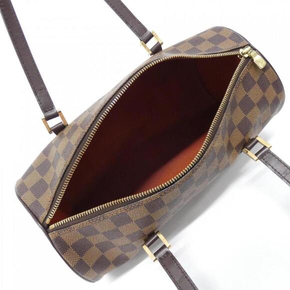 LOUIS VUITTON Brown Damier Papillon 30 Pouch - Picture 5 of 6